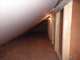 Storage Area at Eves in Attic Conversion in Killiney, South County Dublin, by Expert Attics,Ireland