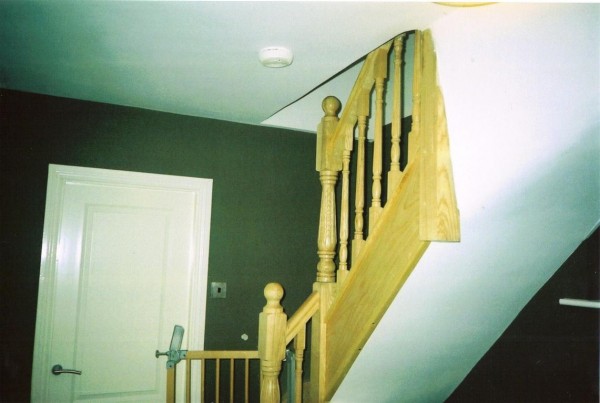 Staircase in Attic conversion in Laraghcon, Lucan by Expert Attics, Lucan, Dublin, Ireland.