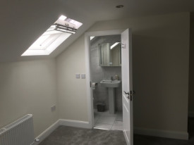 Attic conversion to create bedroom & ensuite in St. Helens, Adamstown Lucan by Expert Attics, Lucan, Dublin, Ireland.